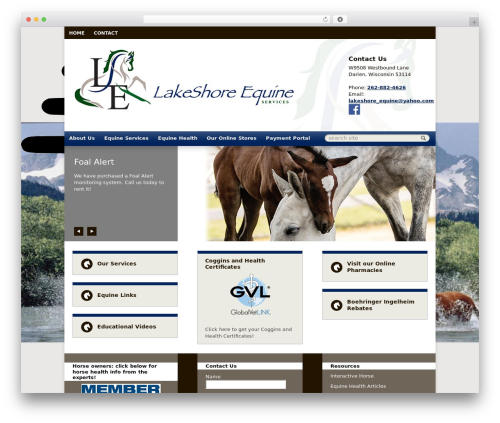 Lifelearn (Theme 1) WordPress theme - lakeshoreequineservices.com