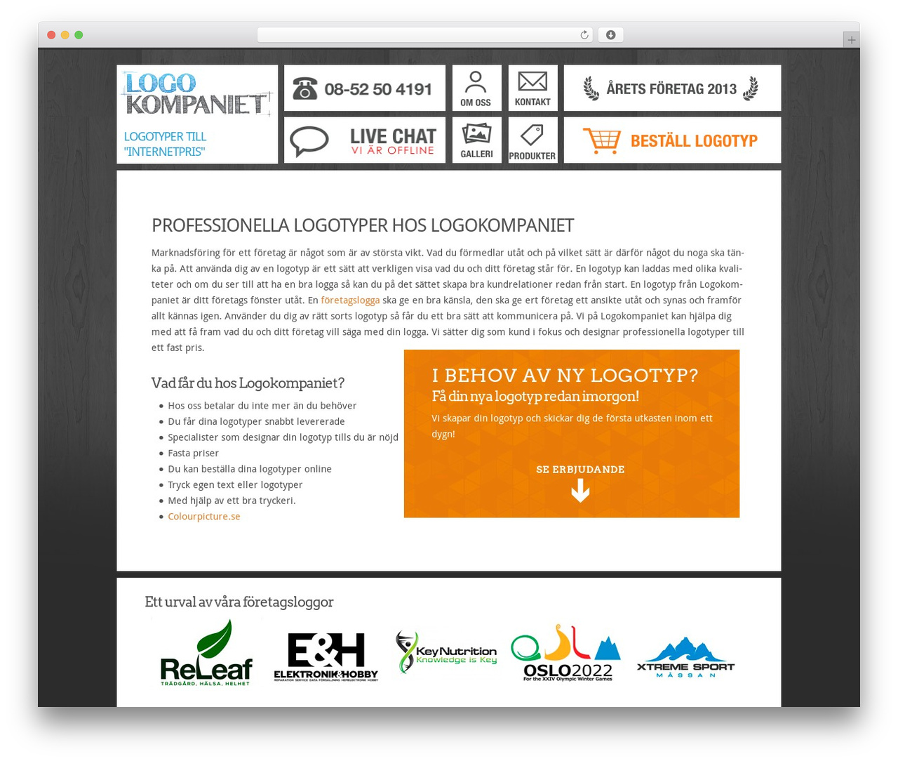 Logokompaniet WordPress theme - logotypecentralen.se Logokompaniet WordPress theme - logotypecentralen.se