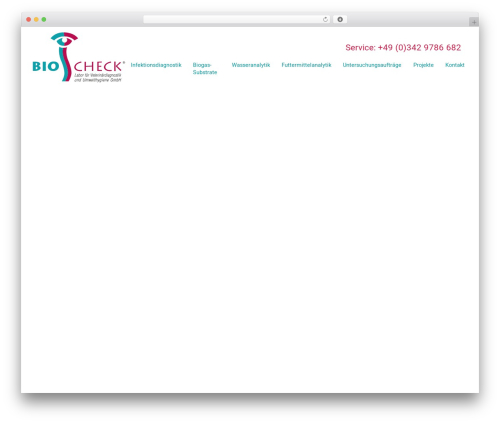 Norules Master Theme WordPress website theme - biocheck-leipzig.de
