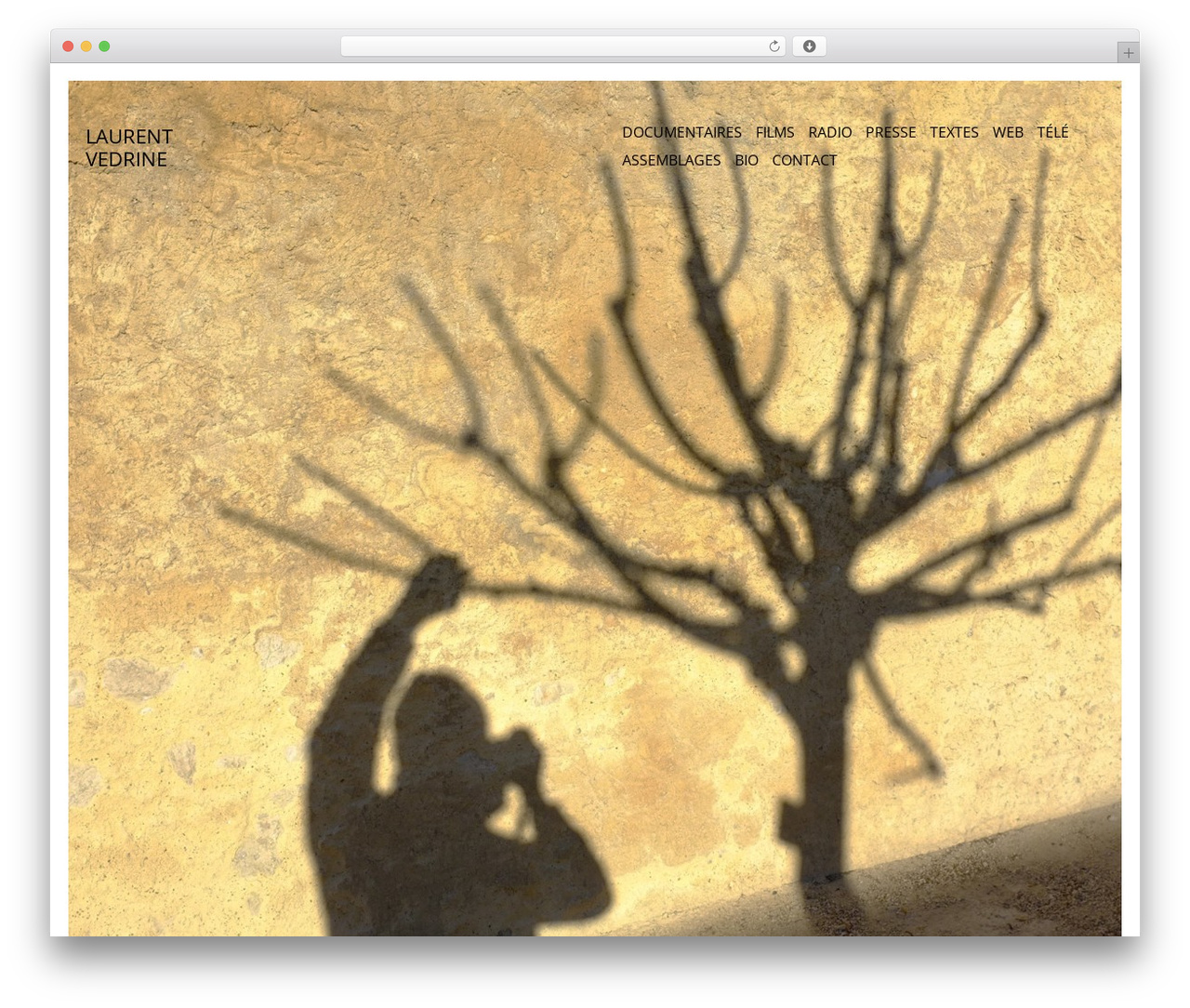 Reframe WordPress website theme - laurentvedrine.net