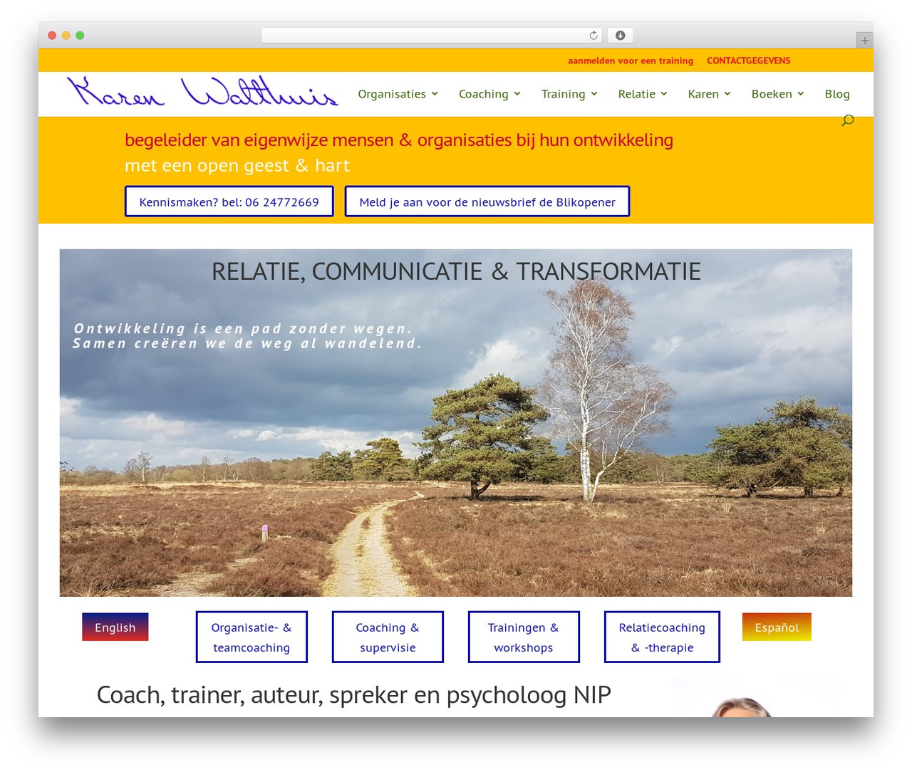 WordPress theme Divi - karenwalthuis.nl