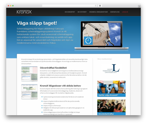 WordPress theme KronoX Theme - kronox.se