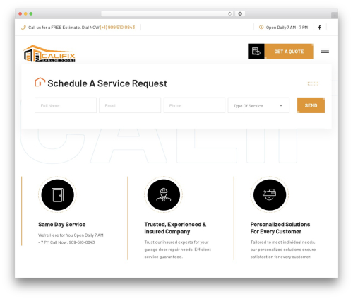Dormatic core WordPress plugin - califixgaragedoors.com