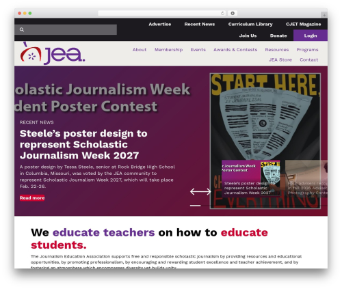 Beaver Builder Theme WordPress theme - jea.org