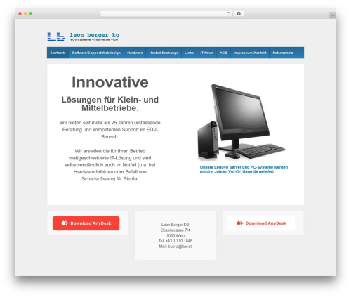 Best WordPress theme Responsive Pro - lbw.at