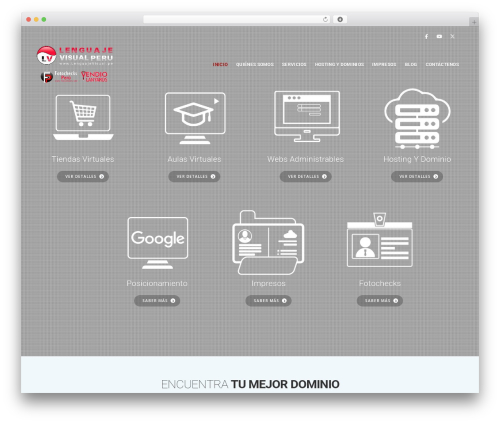 EasyWeb top WordPress theme - lenguajevisual.pe