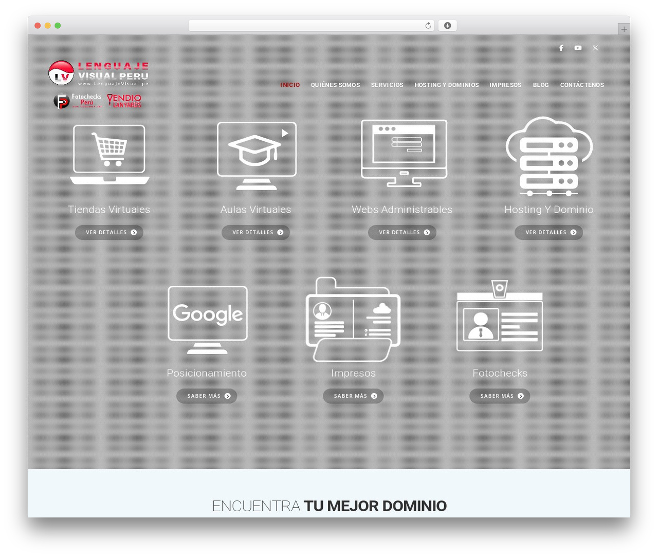 EasyWeb top WordPress theme - lenguajevisual.pe