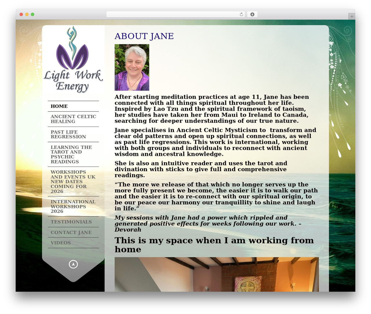 KingSize WordPress theme - lightworkenergy.com