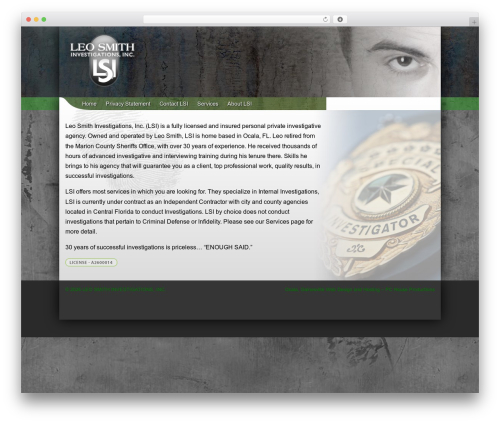 Leo Smith WordPress theme - lsipi.com