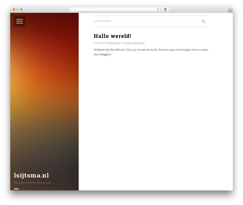 Microblog WordPress theme - lsijtsma.nl Microblog WordPress theme - lsijtsma.nl