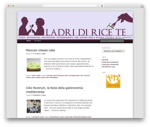 NomNom WordPress theme - ladridiricette.it