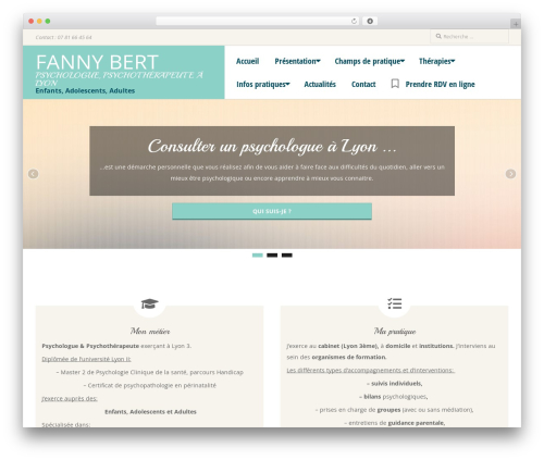 Responsive Brix Child WordPress theme - lyonpsychologue.fr