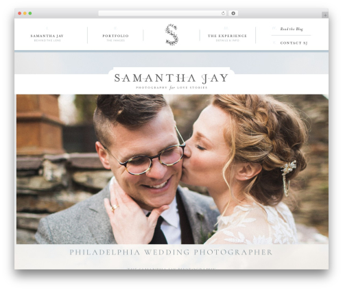 Showit wallpapers WordPress theme - samanthajayphoto.com