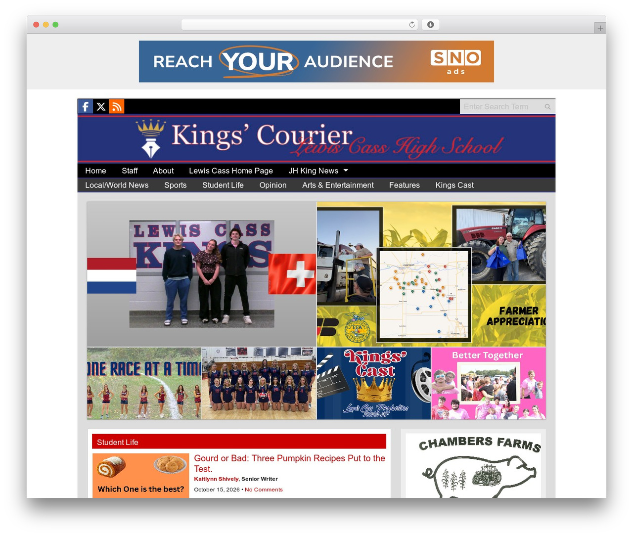 SNO FLEX WordPress theme - lckingscourier.net
