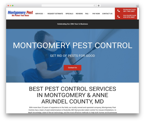 Theme WordPress Reach Local - montgomerypest.com