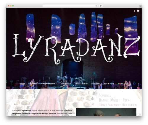 WordPress theme Speaker - lyradanz.com