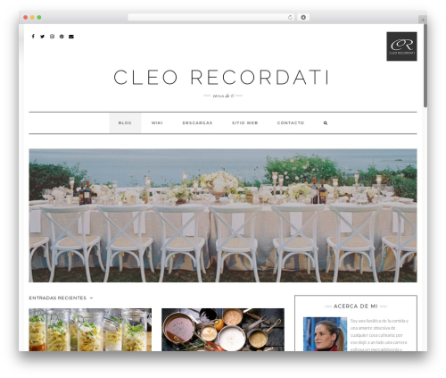 WordPress website theme Kale Pro - llavedelsabor.com