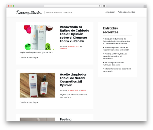 Easyazon pro WordPress plugin - desmaquillantes.com