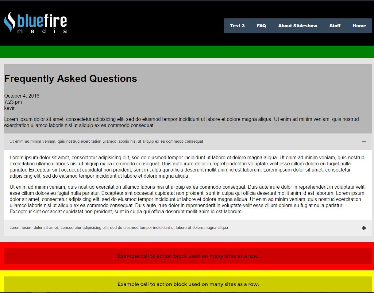 BFMClient WordPress theme