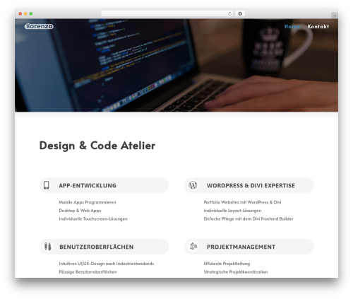 Divi theme WordPress - llorenzo.de