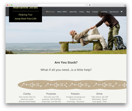 Divi theme WordPress - mariannestrait.com