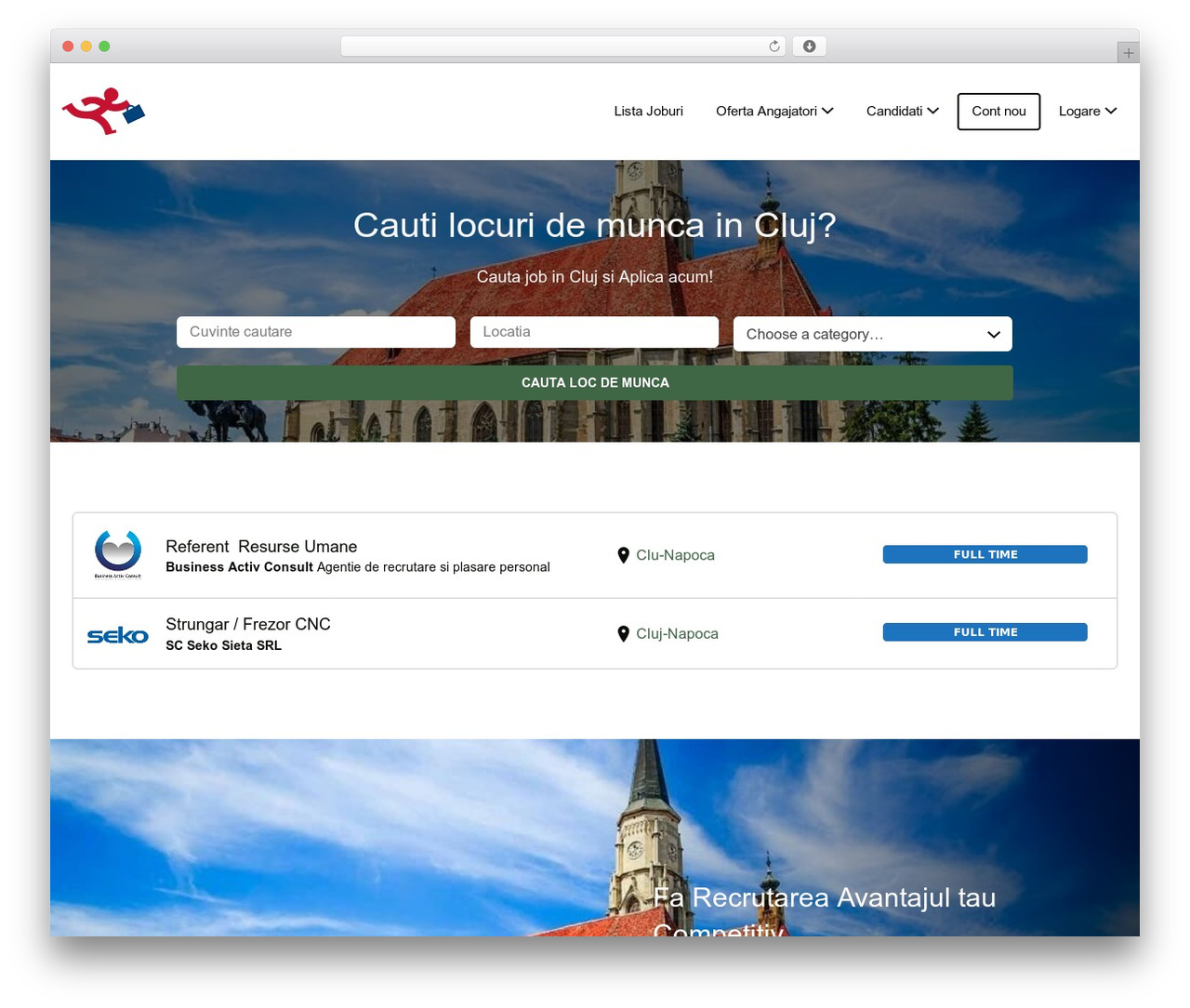 Jobify WordPress theme - locuridemuncacluj.net