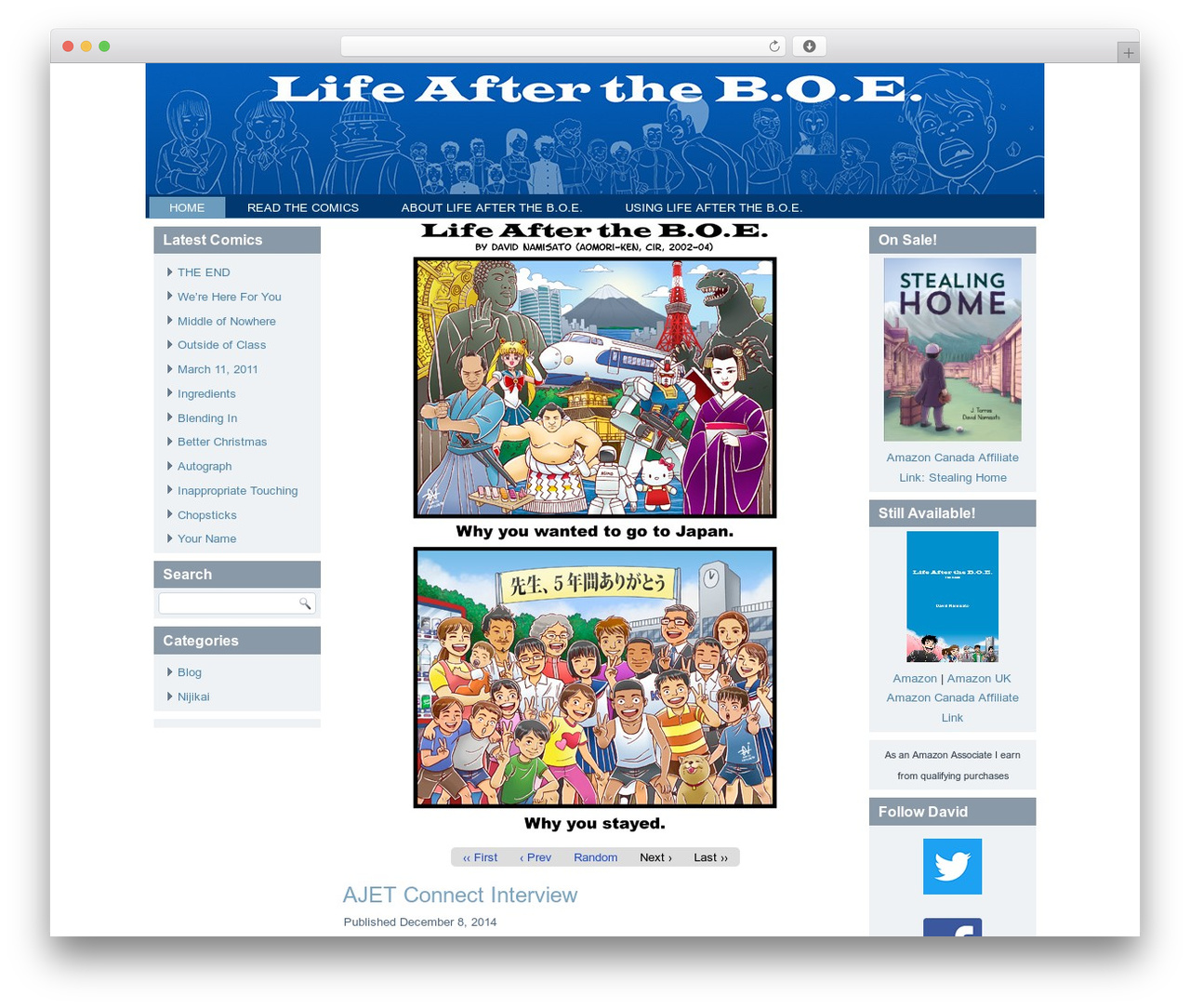 LAB2015 WordPress theme - lifeaftertheboe.com