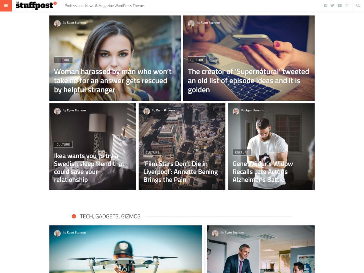 StuffPost newspaper WordPress theme StuffPost newspaper WordPress theme