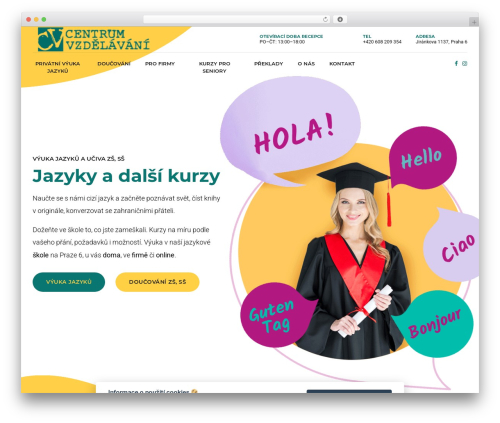 Tabula premium WordPress theme - jazykova-skola-praha.cz
