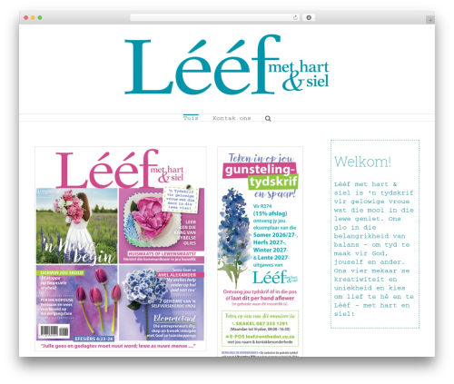 Theme WordPress Avada - leef.co.za