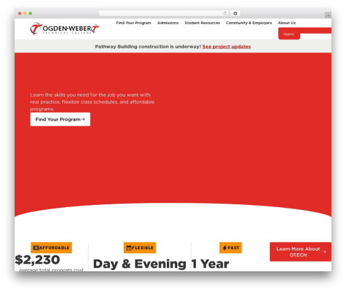 Tablentor WordPress plugin - otech.edu