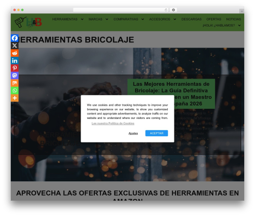 WordPress theme Hostinger Affiliate - herramientasbricolaje.org