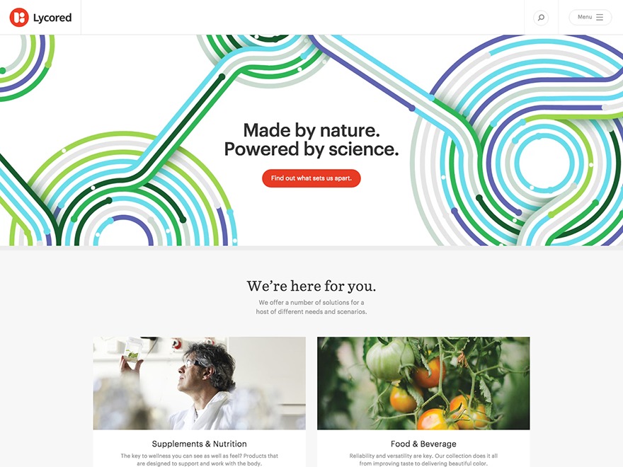 WordPress website theme Lycored Theme by Madwell