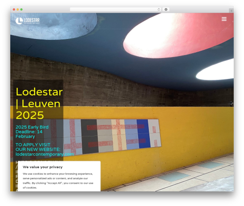 Aleb WordPress theme design - lodestarschoolofart.com