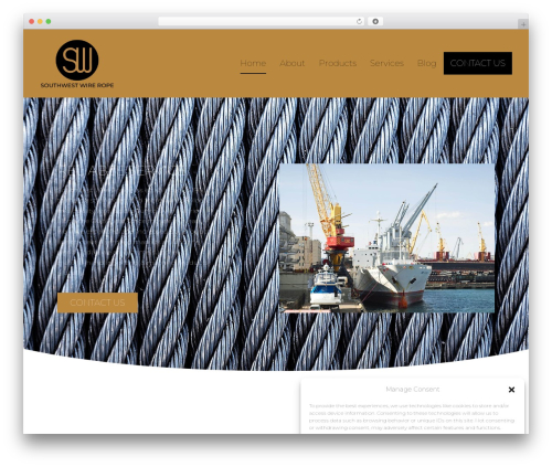 Capabl WordPress theme - southwestwirerope.com