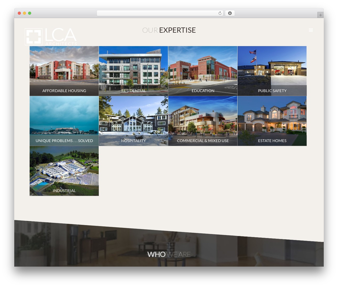cherry WordPress theme - lca-architects.com