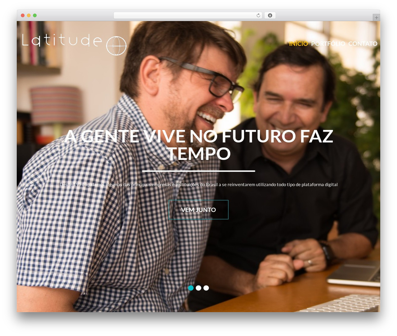 cherry WordPress theme - latitude.com.br