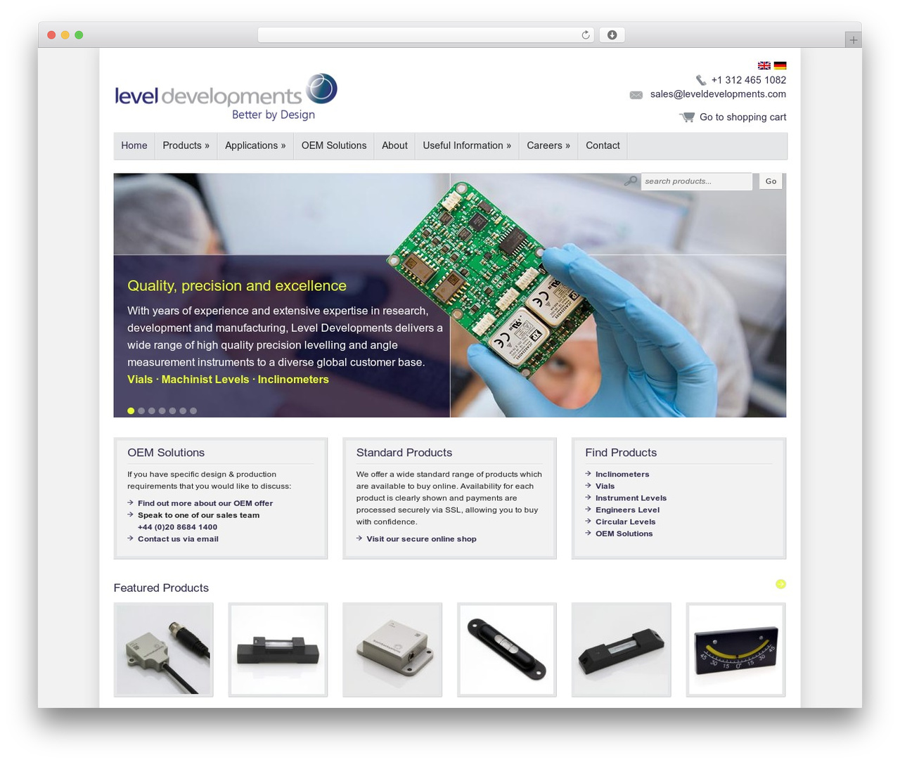 Default Theme WordPress theme - leveldevelopments.com