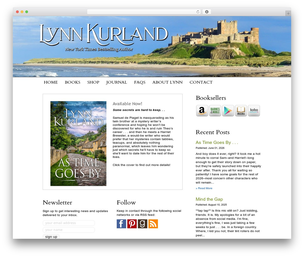 Fixed Width Theme 7.0 (Fixed Width) WordPress theme - lynnkurland.com
