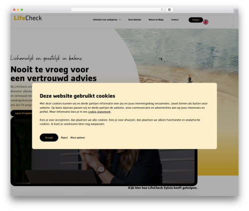 Pf cookiebar WordPress plugin - lifecheck.nl