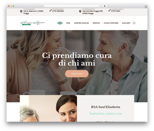 Pathwell WordPress theme design - www.santelisabettarsa.it