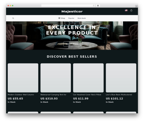 Theme WordPress Botticelli - majesticor.com
