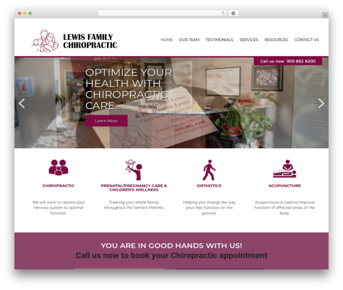 Theme WordPress Laurel - lewisfamilychiropractic.ca