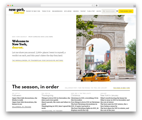 Theme WordPress Audrey - newyorkdearest.com