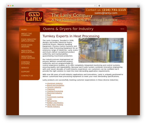 WordPress theme Lanly Custom Theme - lanly.com
