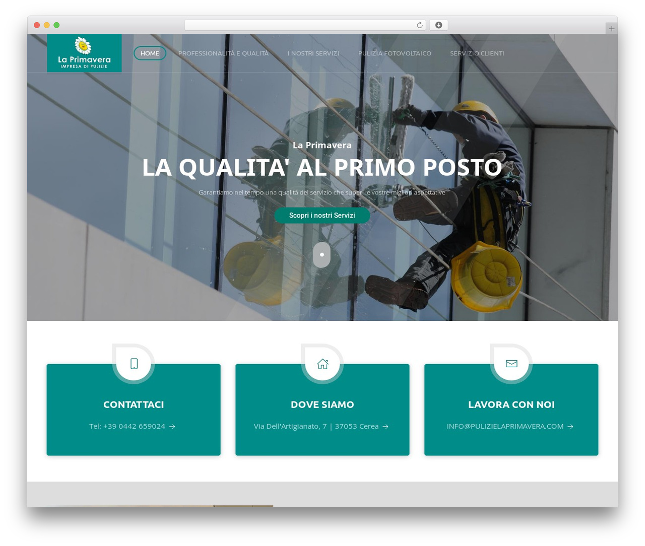 WordPress theme Quick - pulizielaprimavera.com