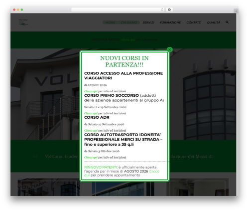 WordPress theme UnfinityPlus - voltiana.it