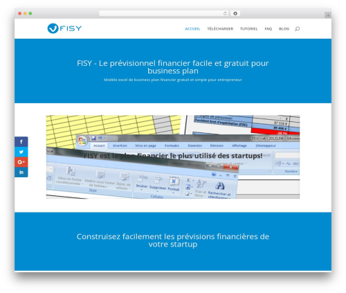 Best WordPress template Divi - fisy.fr