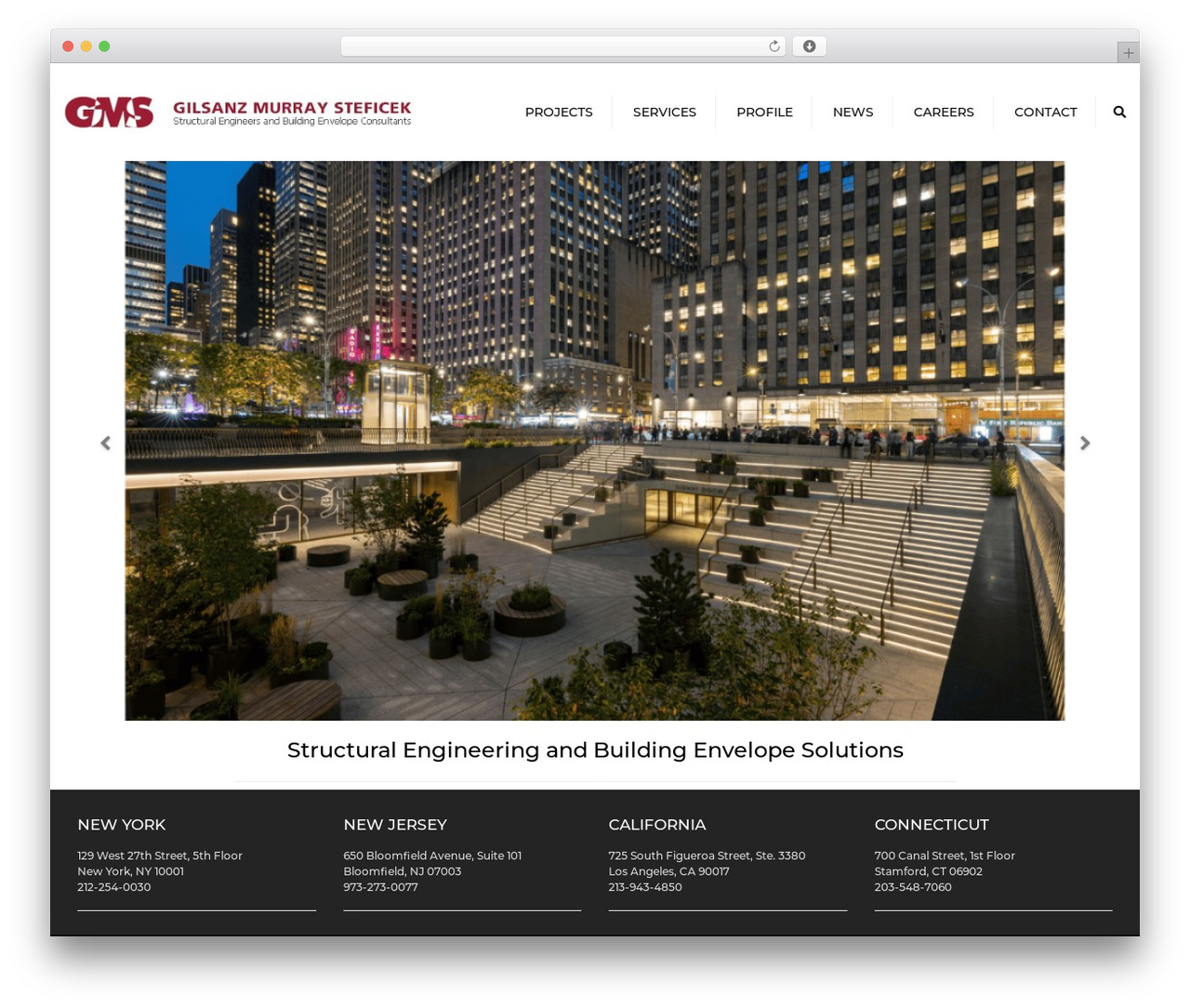 Constructo WordPress theme design - gmsllp.com