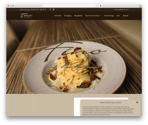 Divi best restaurant WordPress theme - fino-radolfzell.de